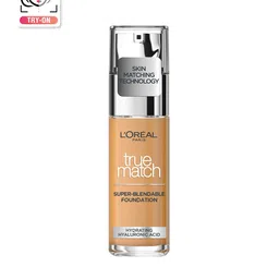 LOreal Paris True Match Super-Blendable SPF17 Foundation 30ml - Caramel Dore 6.5D6.5W-8