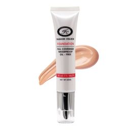 Fashion Colour Beauty Skin Oil Free Waterproof Full Coverage Foundation 40 ml - Shade 03-50
