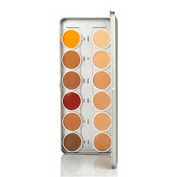 Stars Cosmetics 12 Color Non Creasing & Waterproof Face Makeup Foundations - 48gm-53