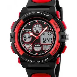 V2A Kids Black Dial & Red Straps Analogue and Digital Multi Function Watch V2A-1163-image-69
