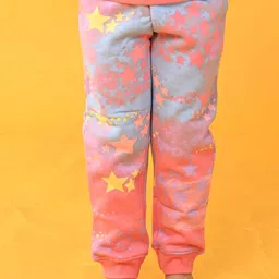 Anthrilo Girls Printed Fleece Jogger Lounge Pants-image-13