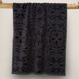 MYTRIDENT Charcoal Cotton 600 GSM Bath Towel-16