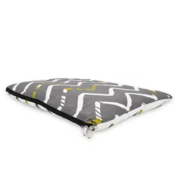 Divine Casa Grey & White Geometric Microfiber Heavy Winter 120 GSM Single Bed Comforter-image-34