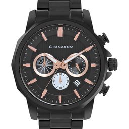 GIORDANO Men Black Dial & Bracelet Style Straps Analogue Watch GZ-50036-22-picture-2