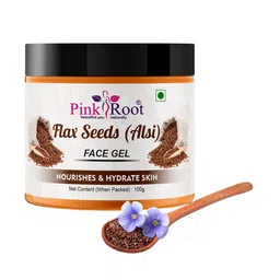 Pink Root Flax Seeds (Alsi) Face Gel With Flax Seeds Oil - 100g-45