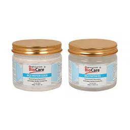 BEAUCODE BIOCARE Set of 2 Milk Protein Face & Body Scrub & Gel - 500 ml each-6