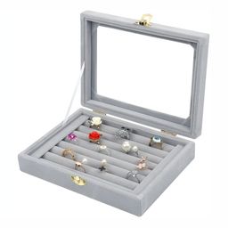 KriShyam Grey Jewellery Organiser Box-22