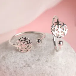 CLARA 925 Sterling Silver Adjustable Toe Rings-55
