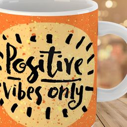 Keviv Orange & Cream Text or Slogans Printed Ceramic Glossy Mug 325 ml-image-70