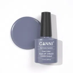 CANNI Gel Color System Coat Color Soak-Off UV & LED Nail Polish-Gray Blue 147-image-71