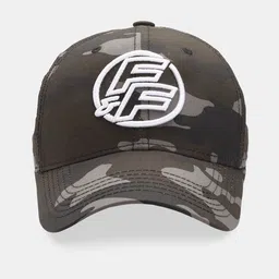 Status Quo Men Grey & White Printed Baseball Cap-image-42