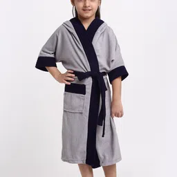 Creeva Kid Girls Hooded Bathrobe-image-21