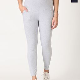 The Mom Store Pack Of 2 Solid Comfy Maternity Ankle-Length Leggings-picture-54