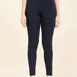 Sweet Dreams Navy Blue Ankle Length Sports Tights-picture-28