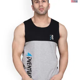 SLOWLORIS Pack Of 2 Combed Cotton Gym Vests-picture-21