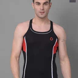 Dollar Bigboss Men Solid Pack of 2 Cotton Racerback Styled Gym Vest-image-82