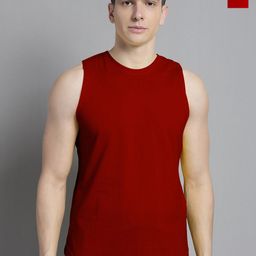 FBAR Pack Of 2 Pure Cotton Gym Vests-image-39