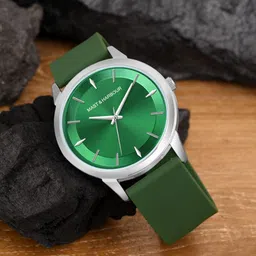 Mast & Harbour Green Men Reset Time Analogue Watch HOBMH-238-GR-89