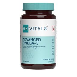 HK VITALS Advanced Omega 3 Fatty Acids 1000 mg Soft Gelatin Capsules - 90 Capsules-55