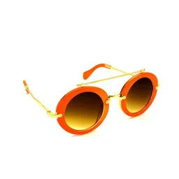 HRINKAR Unisex Round Sunglasses with UV Protected Lens HRS315-16