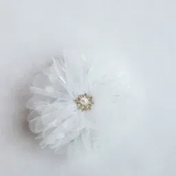 Choko Girls Sheer Tutu Net Flower Hair Clip-picture-46