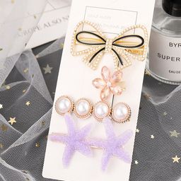 Jewels Galaxy Women Multicoloured Set of 4 Alligator Hair Clip-7