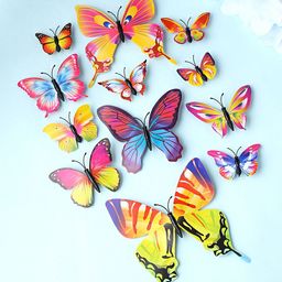 Melbees by Yellow Chimes Girls Set of 12 Butterfly Alligator Hair Clips-picture-10