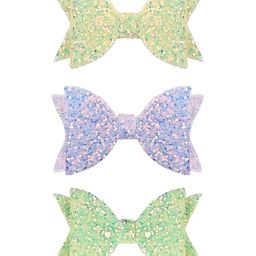 Aye Candy Girls Set Of 3 Embellished Bow Alligator Hair Clips-33