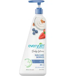 everyuth Naturals Sun Care Berries SPF 15 Non Sticky Body Lotion - 500ml-50