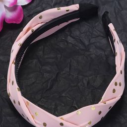 Jewelz Women Pink & Black Hairband-68