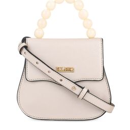 KLEIO Pearl Beaded Top Handle Mini Hand Bag With Sling image 2