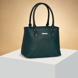 Forever Glam by Pantaloons Textured Structured Handheld Bag-image-91