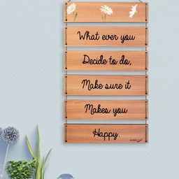 RANDOM Camel Brown Motivational Quotes Wooden Wall Hangings-26