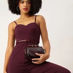 bebe Shoulder Straps Basic Jumpsuit-picture-18