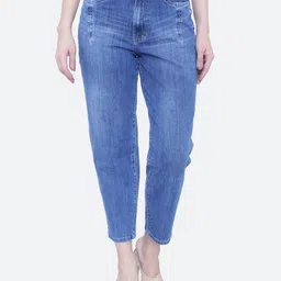 FCK-3 Women Frisky Boyfriend Fit High-Rise Low Distress Heavy Fade Jeans-image-81