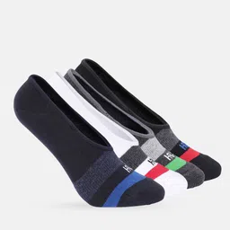 HRX by Hrithik Roshan Men Pack of 4 Striped Cotton Shoe Liners-image-74