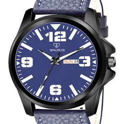 Walrus Men Brass Dial & Straps Analogue Leather Watch WWTM-MVRK-VI-030302-65