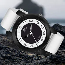 IIK COLLECTION Round Dial Adjustable Flexible Silicon Strap Watch-986M-42