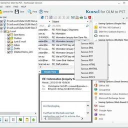 Kernel for OLM to PST | Email delivery- NO CD image 5