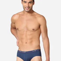 VStar Pack of 2 Premium Combed Cotton Briefs ADAMS NEO-2PCS-DEEP_NAVY-picture-15