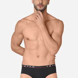 VStar Pack Of 2 Pure Cotton Brief With Soft High Tech Logo Imposed waistband- ADAMS NEO-2-picture-54