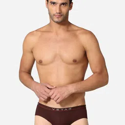 VStar Men Pack Of 2 Cotton Mid-Rise Basic Briefs ADAMS NEO-2PCS-BITTER_CHOCOLATE-picture-29