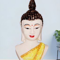 JAIPUR ACE Yellow Buddha Idol Showpiece-image-39