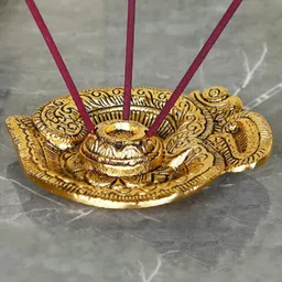 Fashion Bizz Gold Toned Textured Incense Stick Holder-image-80