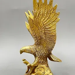 Aura Gold-Toned Birds & Animal Figurine Brass Showpiece-image-21