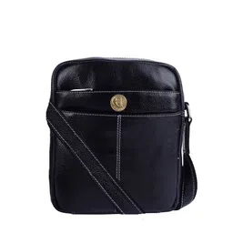 HiLEDER Unisex Pure Leather Utility 8.5 inch Travel Messenger Bag-4