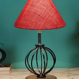 Devansh Pink & Black Solid Table Lamps-30