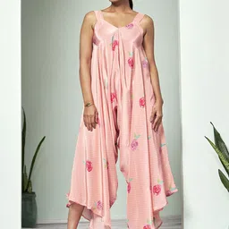 SUKRUTI DESIGN Women Printed V-Neck Basic Jumpsuit-picture-31