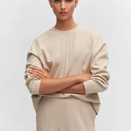 MANGO Round Neck Regular Sweatshirt-picture-17