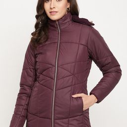 Spirit Hooded Faux Fur Trim Lightweight Anti Odour Padded Jacket-40